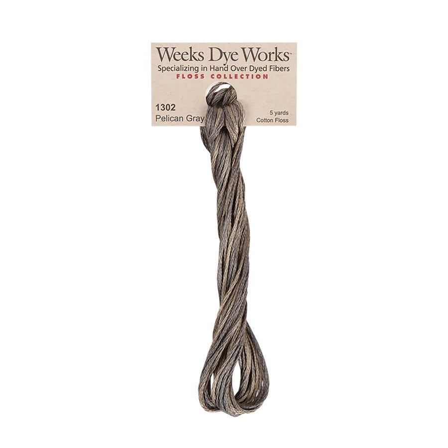 Pelican Gray | Weeks Dye Works - Hand-Dyed Embroidery Floss