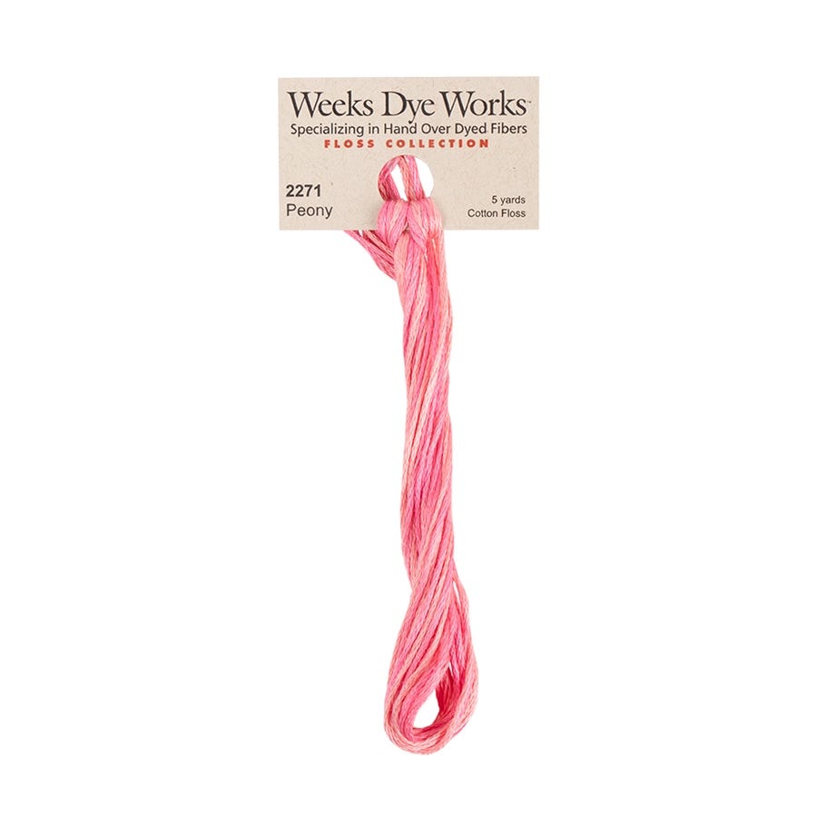 Peony | Weeks Dye Works - Hand-Dyed Embroidery Floss