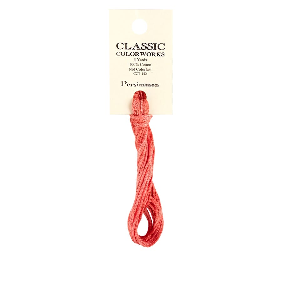 Persimmon Classic Colorworks Thread | Hand-Dyed Embroidery Floss