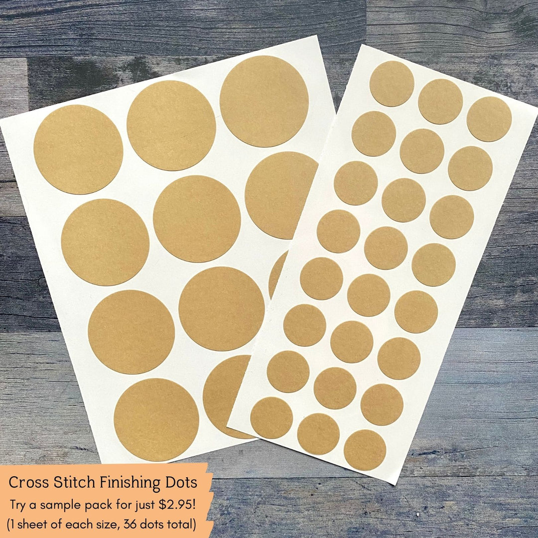 Sample Pack of Cross Stitch Finishing Dots | It's Sew Emma