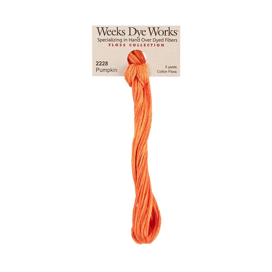 Pumpkin | Weeks Dye Works - Hand-Dyed Embroidery Floss