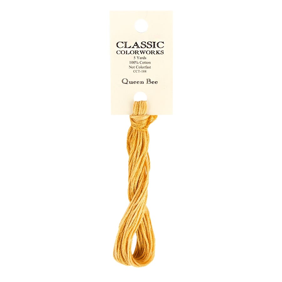 Queen Bee Classic Colorworks Thread | Hand-Dyed Embroidery Floss