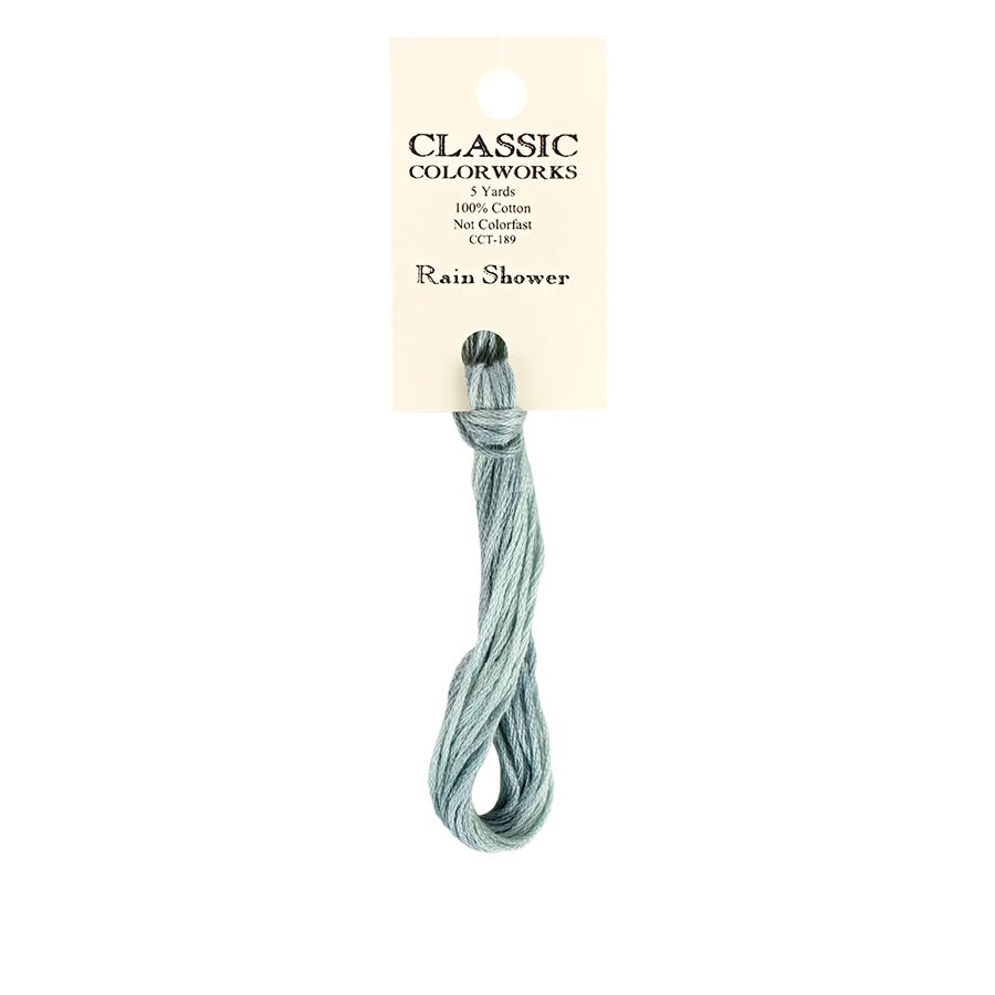 Rain Shower Classic Colorworks Thread | Hand-Dyed Embroidery Floss