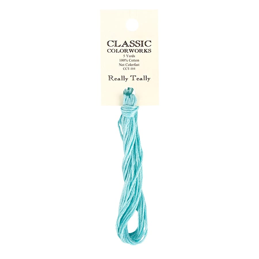 Really Teally Classic Colorworks Thread | Hand-Dyed Embroidery Floss