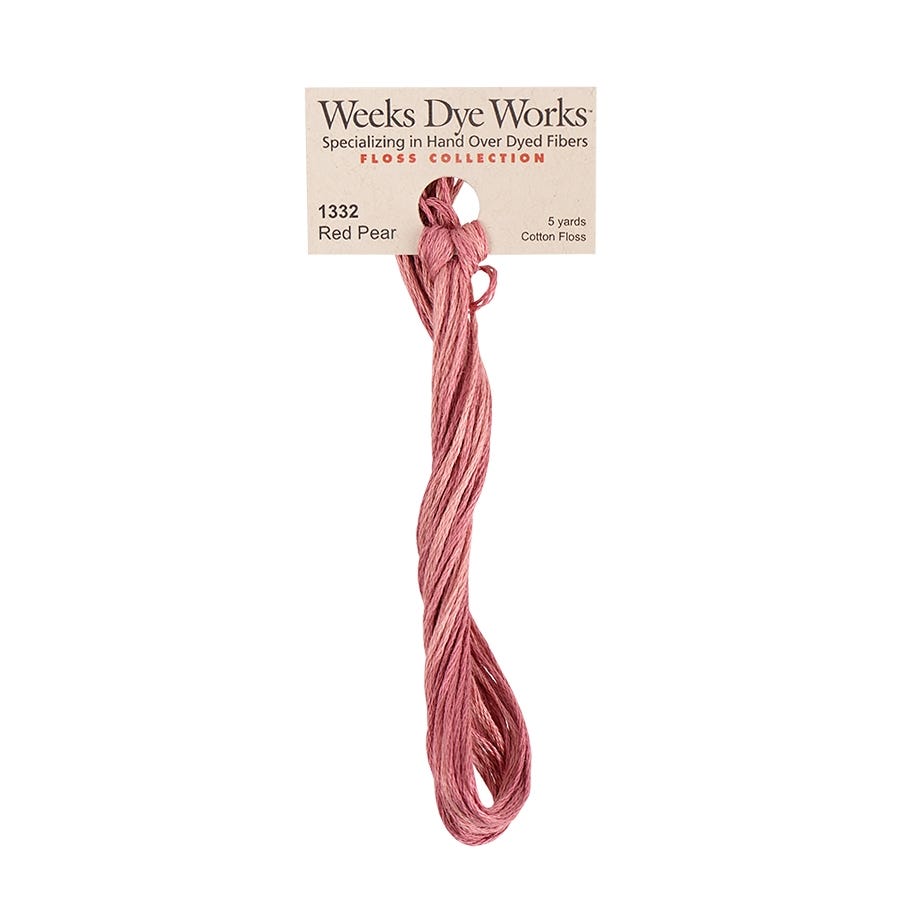 Red Pear | Weeks Dye Works - Hand-Dyed Embroidery Floss