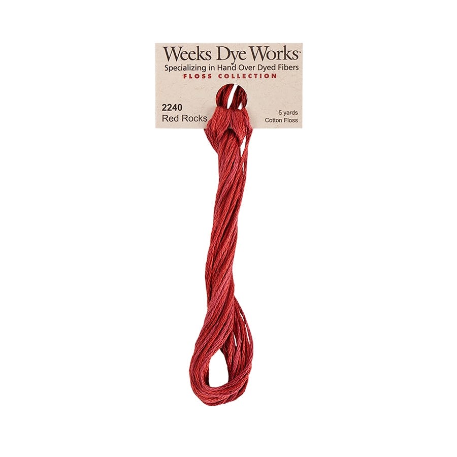 Red Rocks | Weeks Dye Works - Hand-Dyed Embroidery Floss