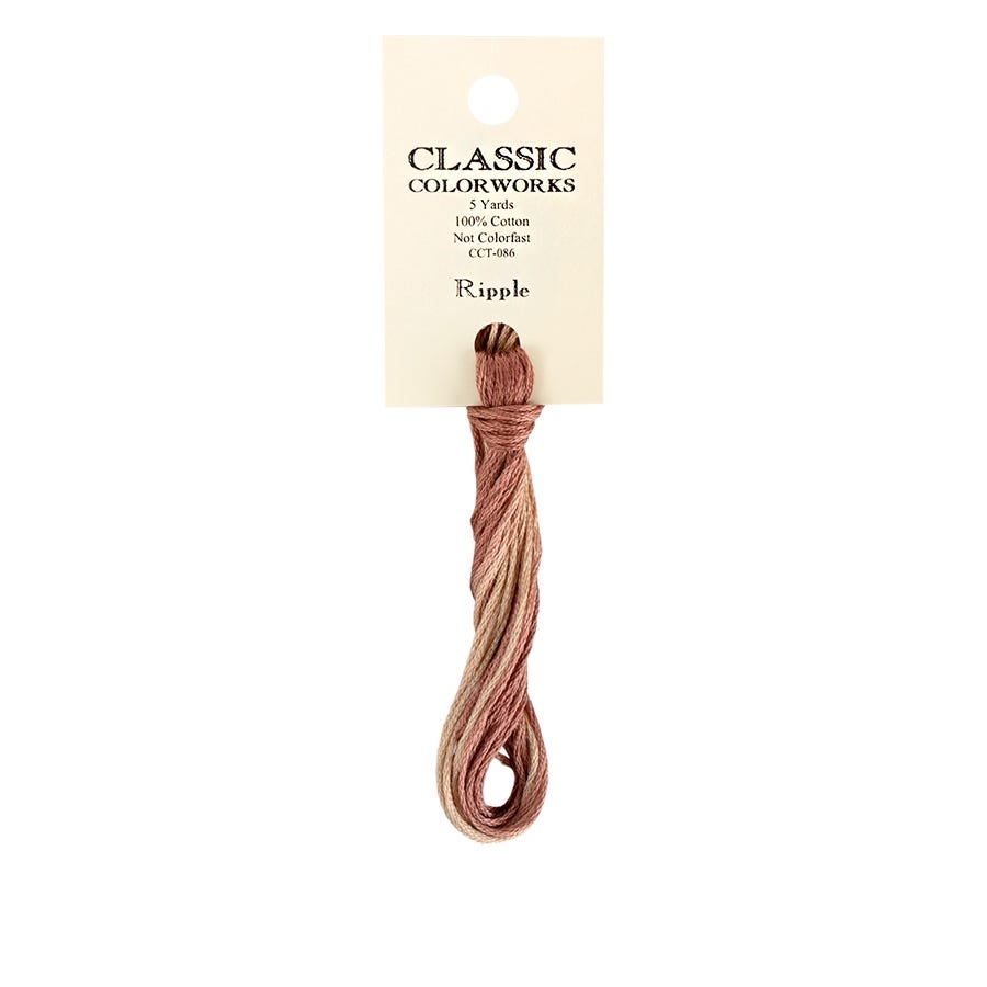 Ripple Classic Colorworks Thread | Hand-Dyed Embroidery Floss
