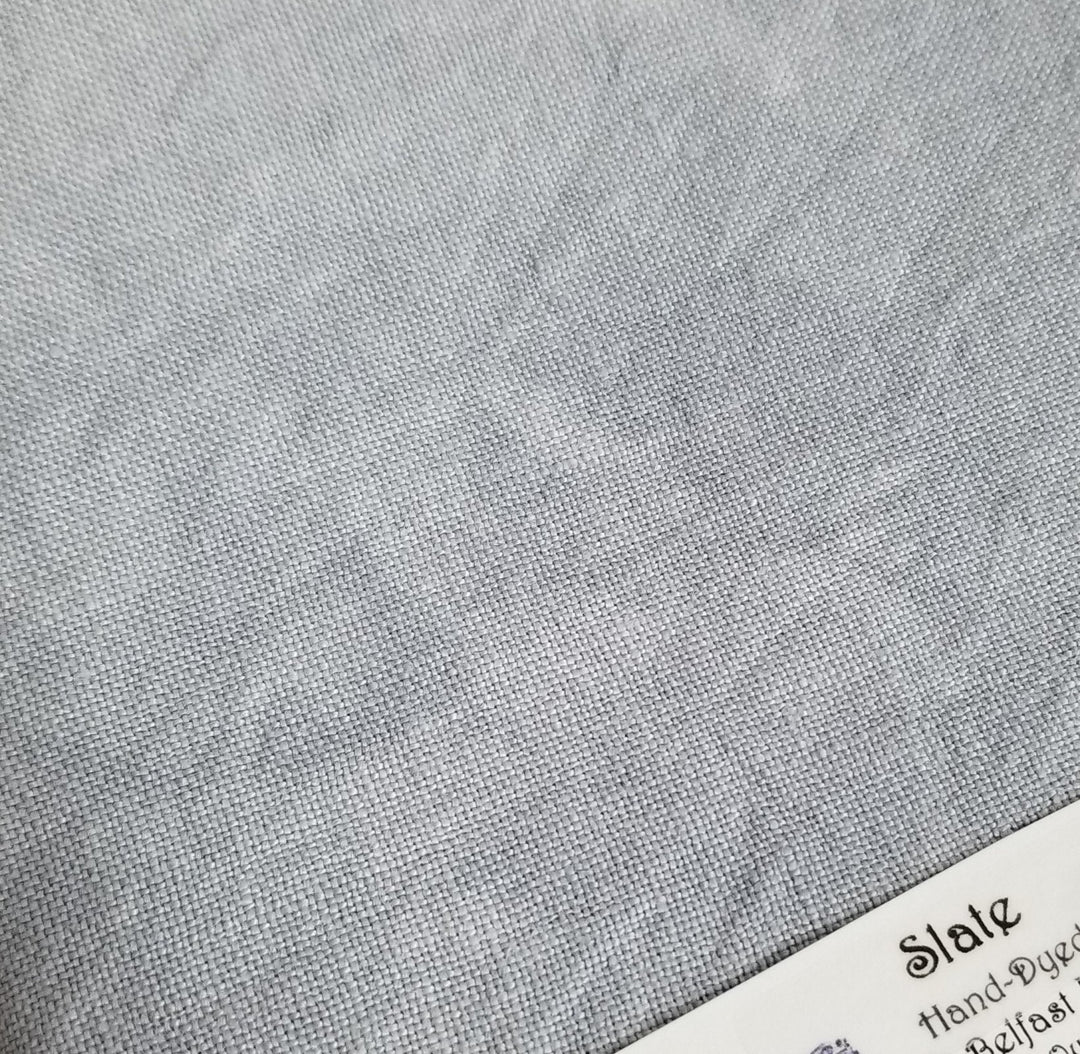 Slate 36ct linen - Fat Quarter | Fiber on a Whim