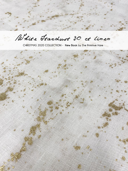 White Stardust 30ct Linen | The Primitive Hare