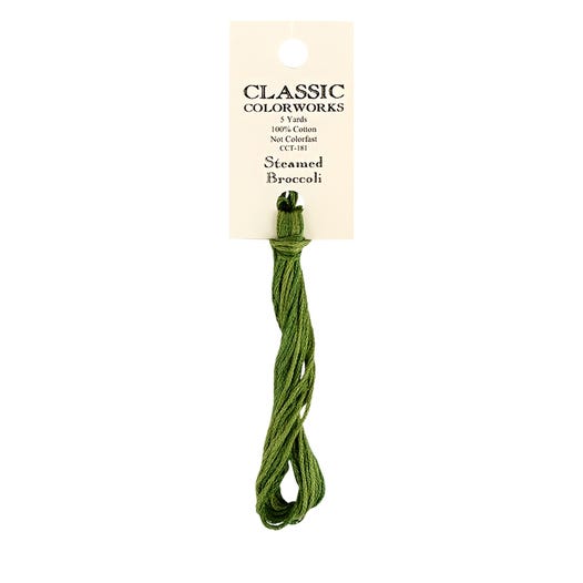 Steamed Broccoli Classic Colorworks Thread | Hand-Dyed Embroidery Floss