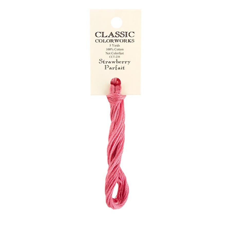 Strawberry Parfait | Classic Colorworks Hand-Dyed Embroidery Floss