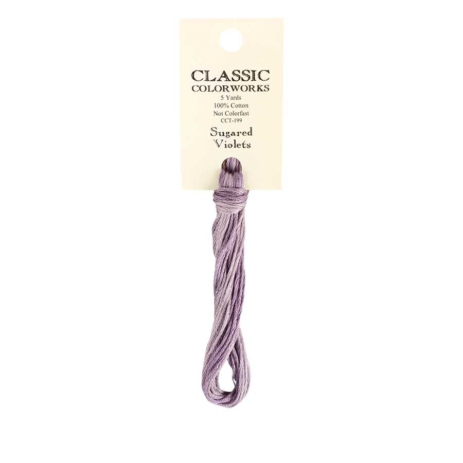 Sugared Violets Classic Colorworks Thread | Hand-Dyed Embroidery Floss