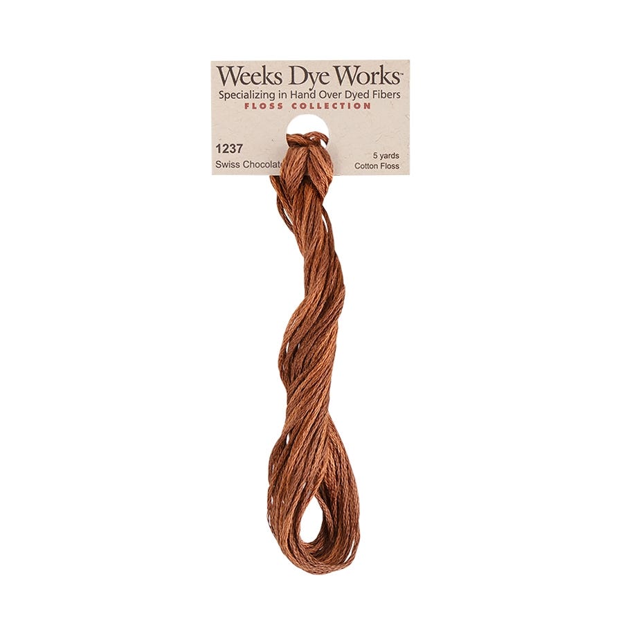 Swiss Chocolate | Weeks Dye Works - Hand-Dyed Embroidery Floss