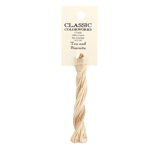 Tea and Biscuits Classic Colorworks Thread | Hand-Dyed Embroidery Floss