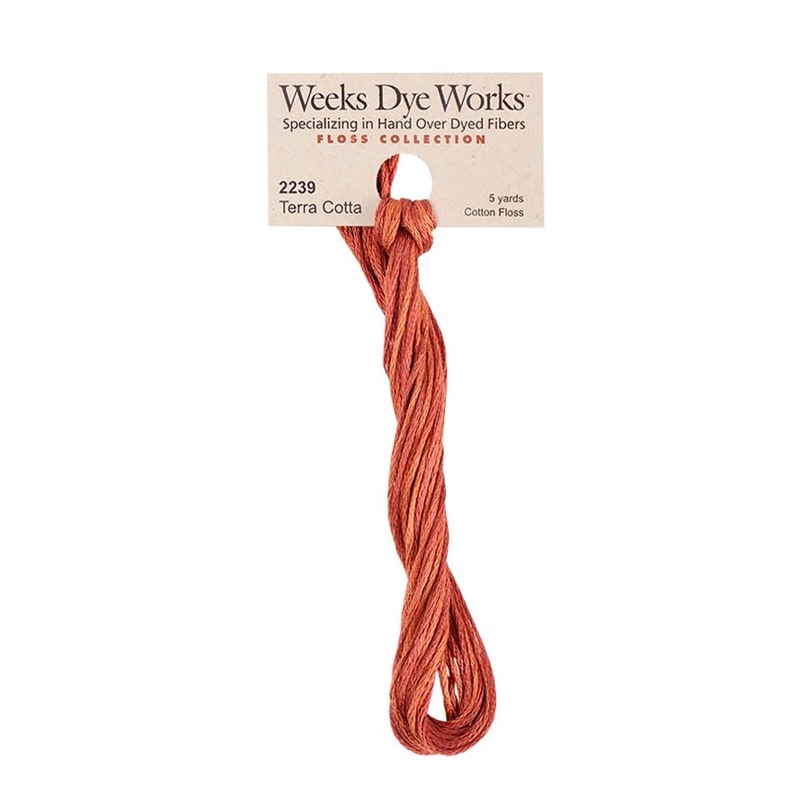 Terra Cotta | Weeks Dye Works - Hand-Dyed Embroidery Floss