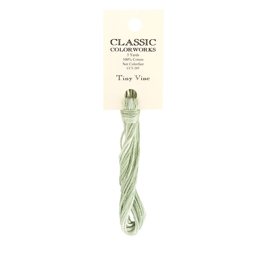 Tiny Vine Classic Colorworks Thread | Hand-Dyed Embroidery Floss