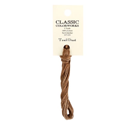 Trail Dust Classic Colorworks Thread | Hand-Dyed Embroidery Floss
