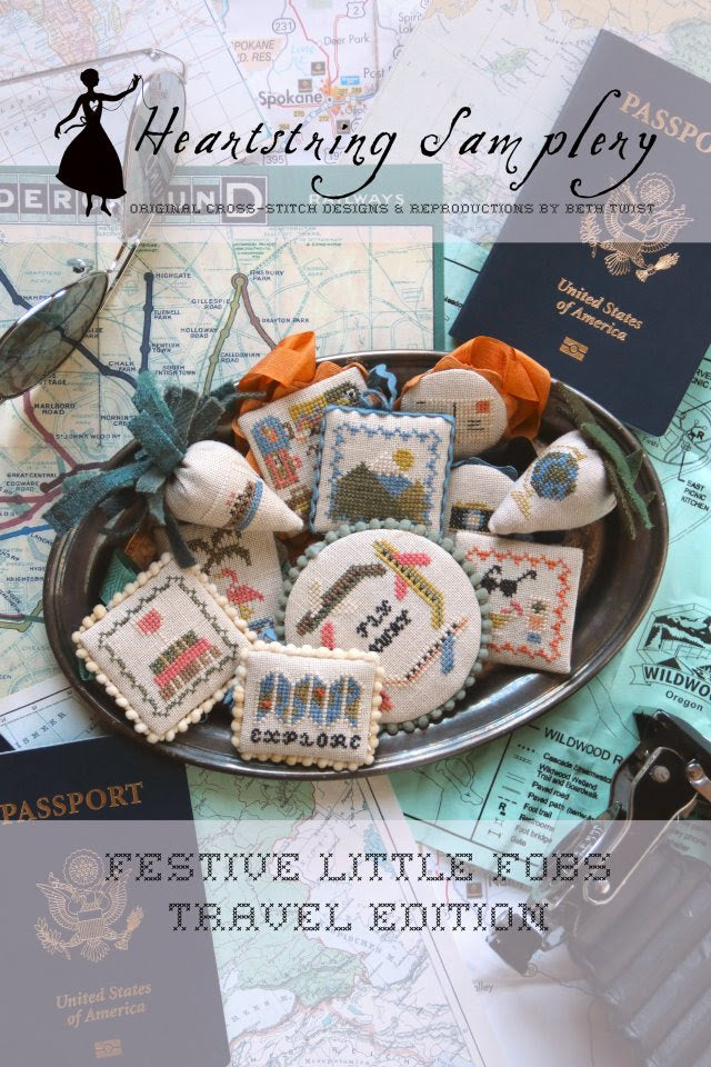 Festive Little Fobs Travel Edition | Heartstring Samplery