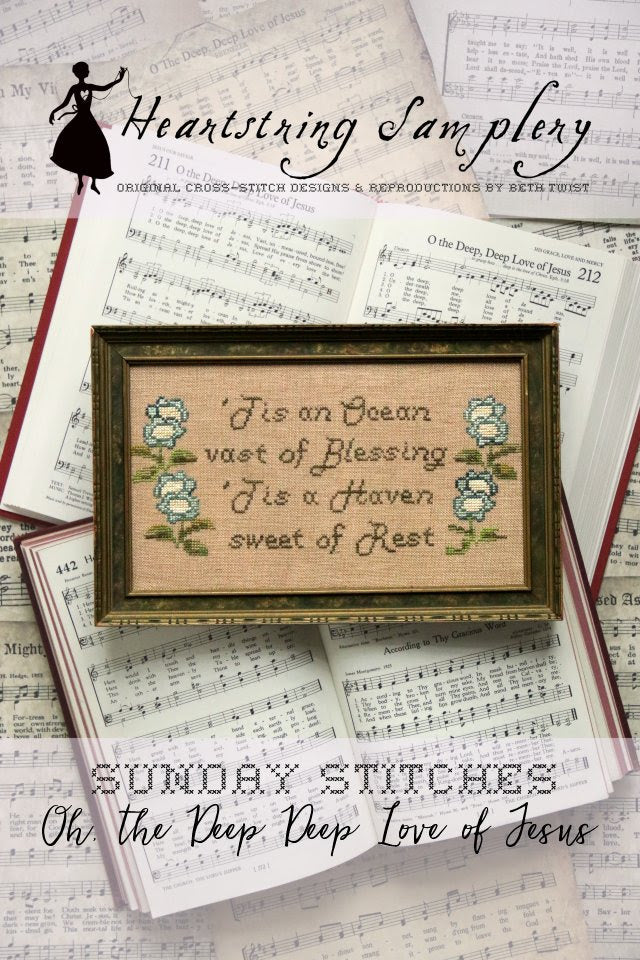 Oh the Deep Deep Love of Jesus | Heartstring Samplery - Sunday Stitches