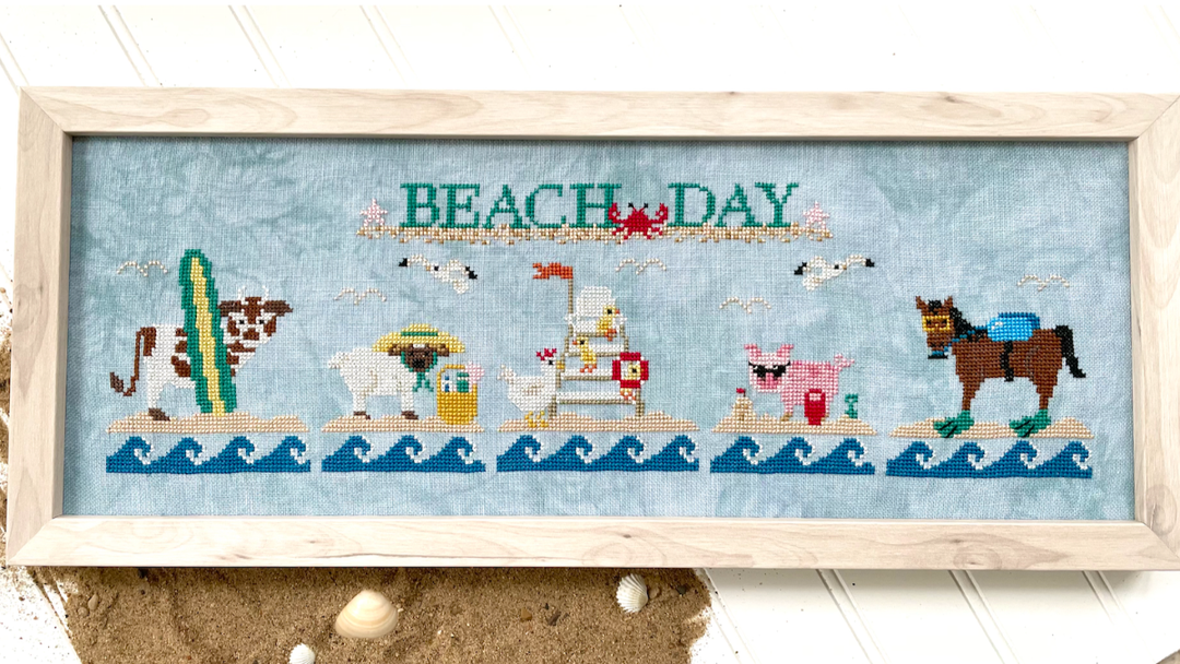 Beach Day Series - 5 chart set | Petal Pusher