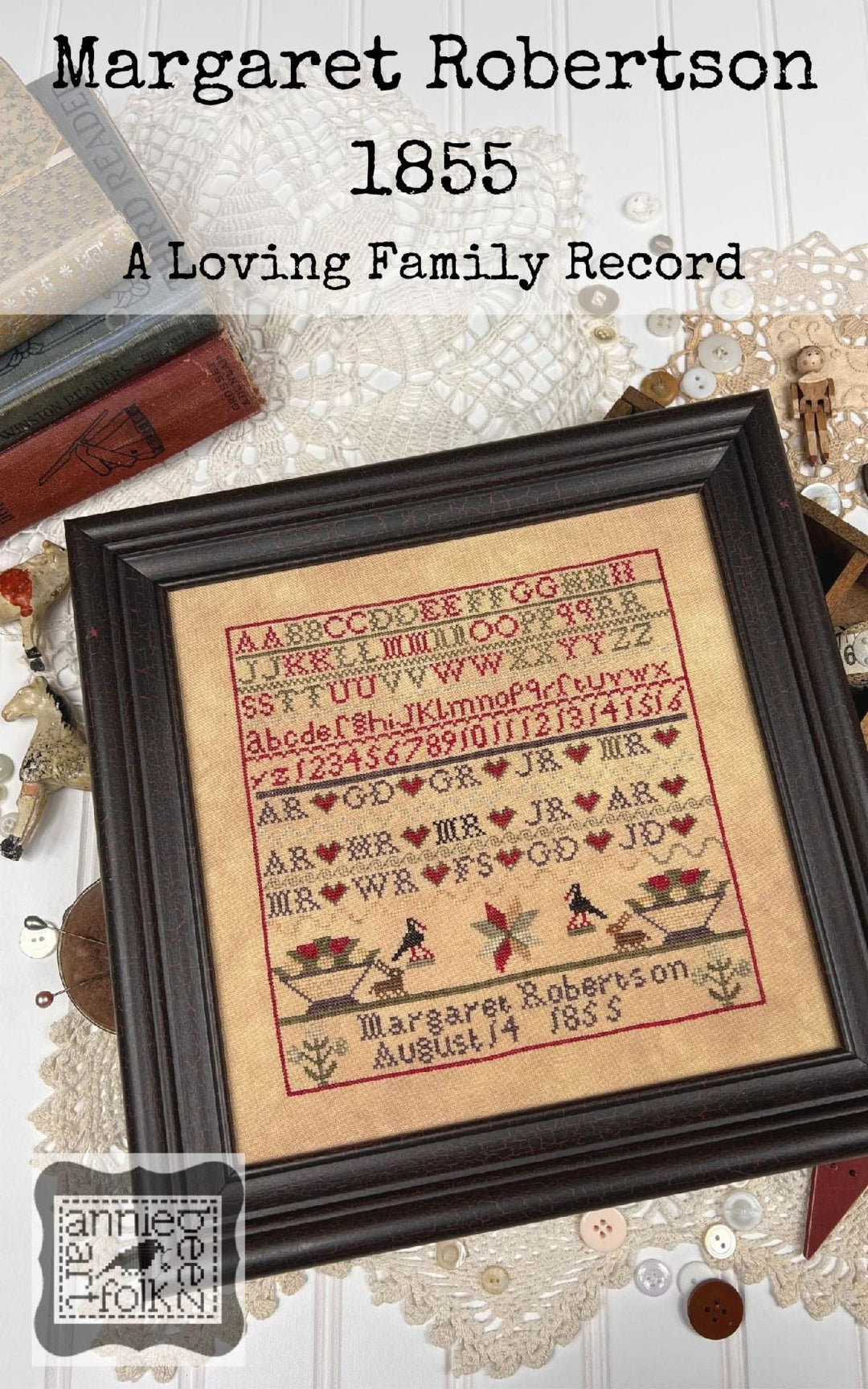 Margaret Robertson 1855 - A Loving Family Record | Annie Beez Folk Art