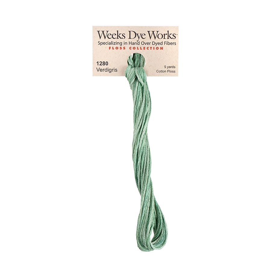 Verdigris | Weeks Dye Works - Hand-Dyed Embroidery Floss