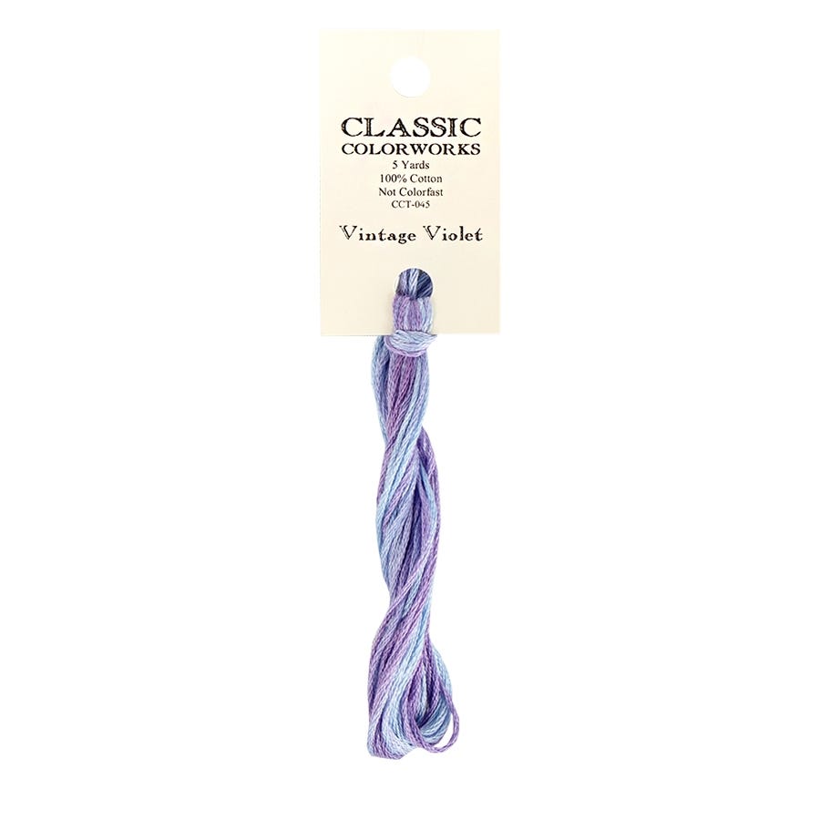 Vintage Violet | Classic Colorworks Hand-Dyed Embroidery Floss