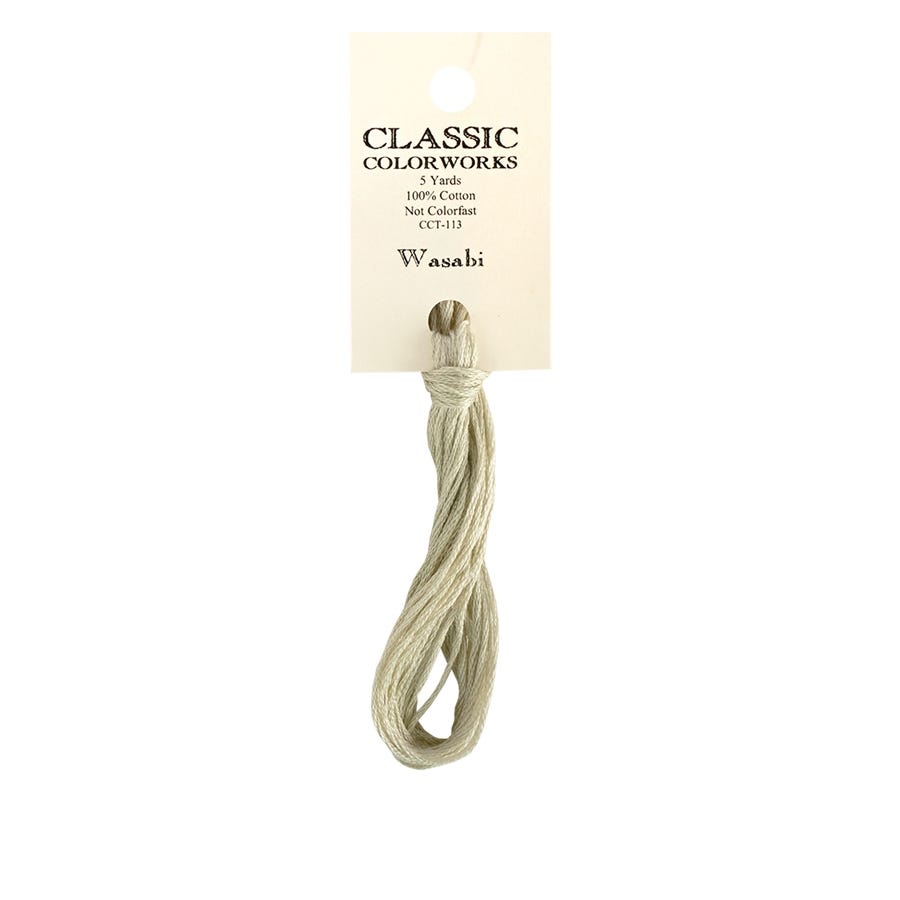 Wasabi | Classic Colorworks Hand-Dyed Embroidery Floss