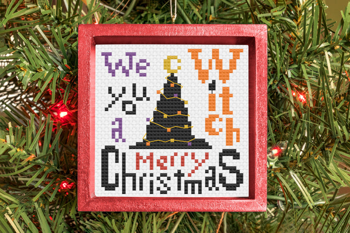 We Witch You a Merry Christmas (PDF) | TopKnot Stitcher Shop - PDF Download