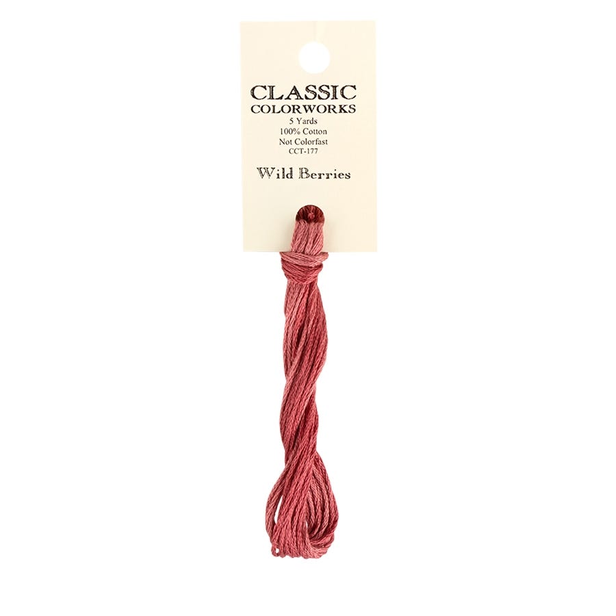 Wild Berries Classic Colorworks Thread | Hand-Dyed Embroidery Floss