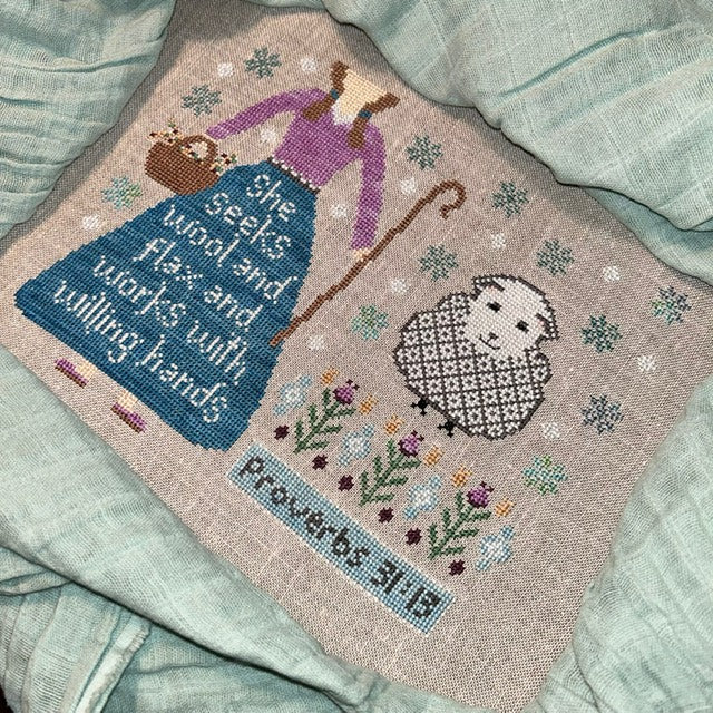 she seeks wool and flax and works with willing hands proverbs 31 13 